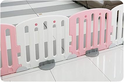 Amazon ベビーサークル ベビーゲート 2枚 セット 最新型 ハイタイプ プレイヤード プレイマット 折りたたみ プラスチック 長方形 追加 置くだけ 北欧 おしゃれ ホワイト グレー Caraz カラズ ピンク ホワイト ベビーサークル プレイヤード ベビー マタニティ 通販