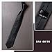 Dan Smith Stylish Slim Neck Tie Multi-Color Plain Thin Neckties Silk Blend Bundle Deal Casual Autumn 5 Style DAN1003 Red,Black,Midnight Blue,Indigo,Medium Violet Red