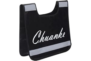 Chuanke Winch Line Cable Damper with Reflective Strips and Rigging Accessory Storage Pocket Prevents Damage by Reducing Cable Recoil Black