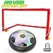 Kids Hover Toys Soccer Goals Ball Set with 2 Gates Nets Air Ball LED Light Football Toy for Boys/Girls Age of 2,3,4,5,6,7,8-16 Years Old,Children Gifts Play Indoor Or Outdoor Sport Game