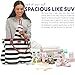 Diaper Bag - Baby Shower Gifts - Nappy Bag - Designer Diaper Purse - Baby Stroller Bag - Baby Machine Washable Travel Diaper Tote Bags for Moms and Girls (Stripped)