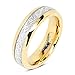100S JEWELRY 6mm Men's & Women's Tungsten Carbide Ring Meteorite Inlay Wedding Band Size 4-13