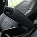 Bwen Car Center Console Box Cover,1pc Waterproof Car Armrest Box Cover Saver Fit for Honda CRV 2017 2018 2019 2020 2021 2022, Black with Black Stitches