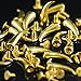 RUBYCA 20 Sets 21mm Gold Color Cat Claw Studs and Spikes Metal Screw Back Leather-Craft Findings