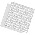 Fu Store Rubber Bumpers Clear Self Adhesive Bumpers Noise Dampening Buffer Pads 100PCS 3/8 Inch Protection for Cabinet Door D