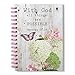 Small Hardcover Journal Notebook Notepad: Tri-Coastal Design Lined Spiral Notebooks/Journals with Spiritual Bible Quote - Personal Diary for Writing Notes - Trust (With God - Butterflies)