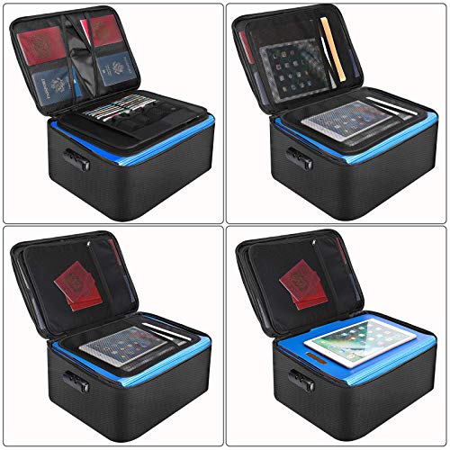 ENGPOW Document Organizer Bag 4Layer Large Space,15" x 11" x 8