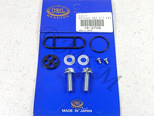 KAWASAKI KZ250 CSR BELT NEW K&L FUEL PETCOCK REPAIR KIT 18-2706