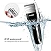 APOSEN Electric Shaver Clipper for Men, Wet & Dry Foil Razor with Aloe Essence Lubrication IPX7 100% Waterproof, Rechargeable and Cordless G5