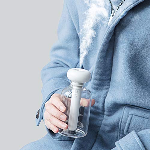 Gyswshh Portable Doughnut Air Mist Humidifier Bedroom Office USB Water Bottle Atomizer Random