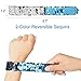 SCIONE Mermaid Slap Bracelets 20 Pack Party Favors Kids Christmas School Classroom Prizes Girls Dance Birthday Party Pack Flip Sequin
