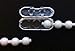 NCMORIN Qty 5 Clear Roller Roman Shade Blind Beaded Chain Connectors Bead Ball
