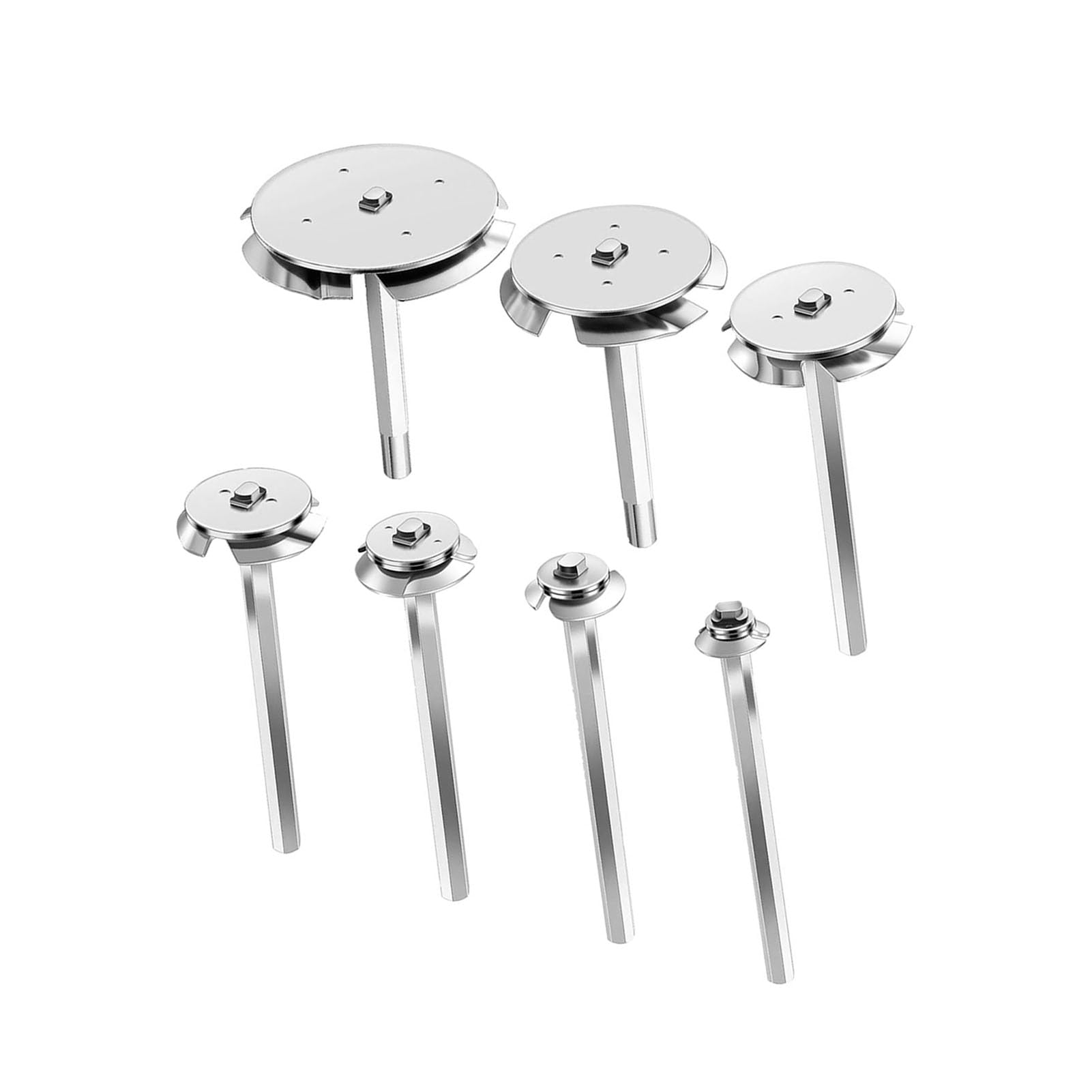 7-Piece Stainless Steel PVC Pipe Reamer Set Socket Saver for Pipe Removal Household Plumbing Tools Kit Essential Repair