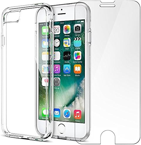 iPhone 7 Plus Case and Screen Protector,CellPRO [Clarity Series] Transparent Ultra Clear Case with Shock Absorption Hard TPU Bumper for Apple iPhone 7 Plus (2016), Scratch Resistant Case,Slim