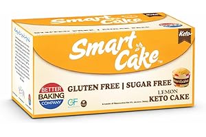 Smart Baking Company SmartCake, Lemon, Gluten-Free, Keto, 38 Calories, 6g Fiber, 4g Protein, Sugar-Free, 8-Pack