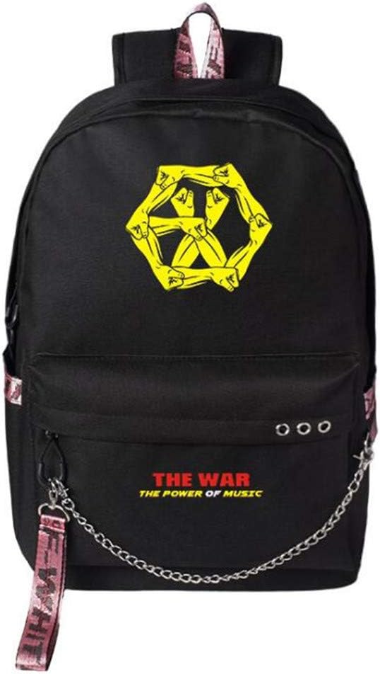 Youngate Kpop BLACKPINK EXO GOT7 Backpack College School Bag Travel Casual Daypack(3)