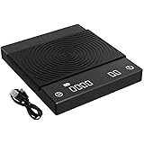 TIMEMORE 2020 Old Version Digital Espresso Coffee Scales Kitchen Scales with Auto Timing, 2000 Grams ,Black