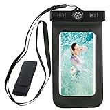 Waterproof iPhone 6 case,Armband,Built-in Compass,Ailun Bag universal for iPhone 7/6 Plus/6/6s/5s/5c/SE, Galaxy S7/S6/EDGE/S5/S4/NOTE 4/3/2,LG G4/3,for Boating/Hiking/Swimming/Diving[Black]