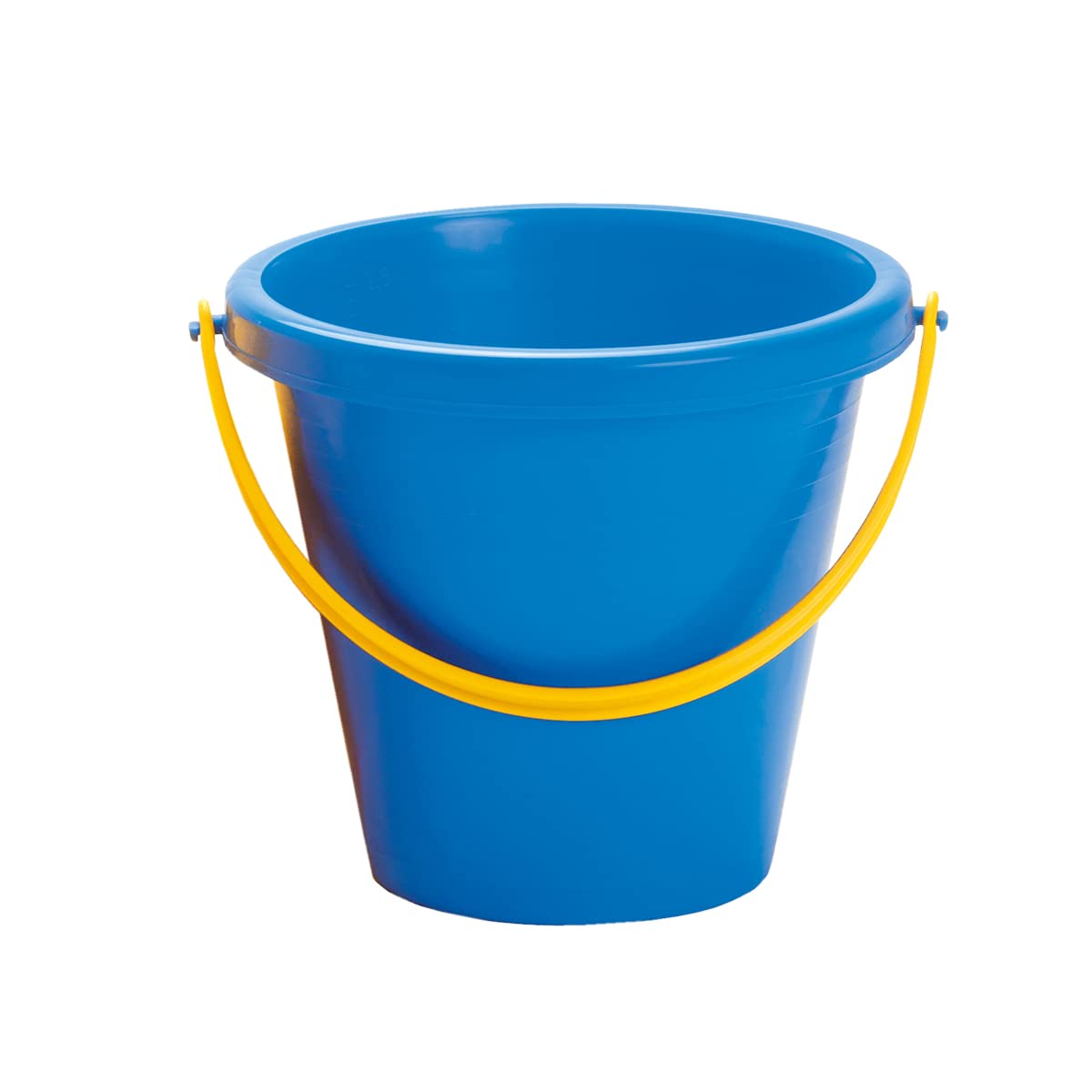 Dantoy Blue Bucket with Yellow Handle