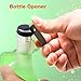NUBARKO Bottle Opener Keychain, Titanium Small EDC Tool, Portable Beer Opener
