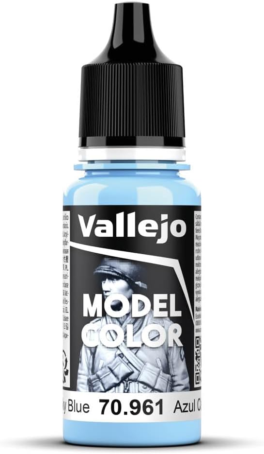 Vallejo Model Color Sky Blue 18 ml Self-Leveling Acrylic Paint