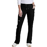 BARCO Grey's Anatomy Scrubs - Mia Scrub Pant for Women, Elastic Back Waist, Mid-Rise Shaped Leg Women's Scrub Pant