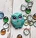 Beadthoven 90pcs 25mm Mixed Style Round Glass Dragon Eye Gem Cover Cabochon for Dome Jewelry Finding Cameo Pendent Doll Making