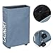 Chrislley Slim Rolling Laundry Hamper with Wheels Narrow Laundry Hamper Dirty Laundry Hamper Basket Thin Laundry Cart Tall Laundry Organizer（Slim 22