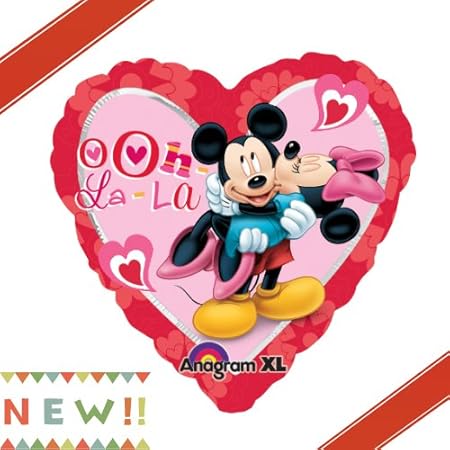 Amazon ミッキー ミニーハート ヘリウムなし フィルム風船 Disney 風船 バルーン おもちゃ