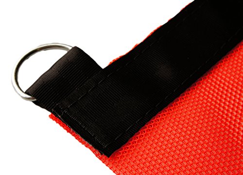 Harriscos LLC 18" x 18" Orange Mesh Load Safety Warning Flag Sign (10 Pack)