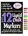 Сhalk Markers Chalkboard Markers Chalk Pens Neon Dry Erase Liquid Chalk Paint Markers Liquid Chalk Marker Pens Chalk Paint Pens for Kids Chalk Markers Fine Tip Set