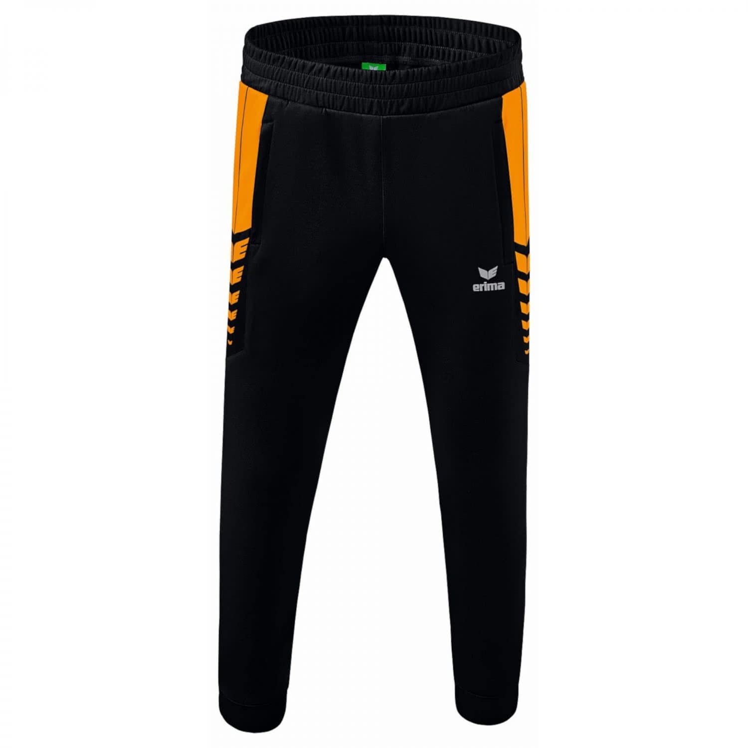 Erima Kids Six Wings Worker Functional Pants, Black/New Orange, 164