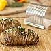 Charcoal Companion CC2031 Hasselback Potato Slicing Rack - Bake or Grill Delicious Potatoes In Your Kitchen or BBQ