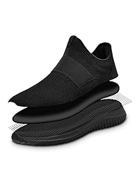 QANSI Zapatillas deportivas para hombre, ligeras, para correr, caminar, gimnasio