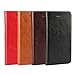 iCoverCase Compatible with Sony Xperia XA Ultra Case, Genuine Leather Wallet Case [Slim Fit] Folio Book Design with Stand and Card Slots Flip Case Cover (Black)