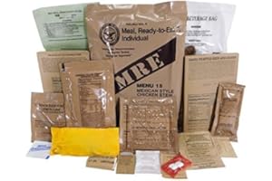 AMMO CAN MAN Genuine Military MRE Meal with Inspection Date September 2017 or Newer (Chili Macaroni)