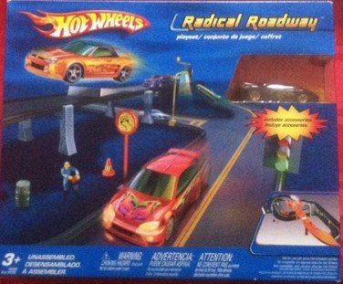 Hot Wheels Extreme Heat Radical Roadway Track Set