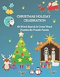 Christmas Holiday Celebration Word Search & Cross Word Puzzles By Puzzle Panda by Puzzle Panda