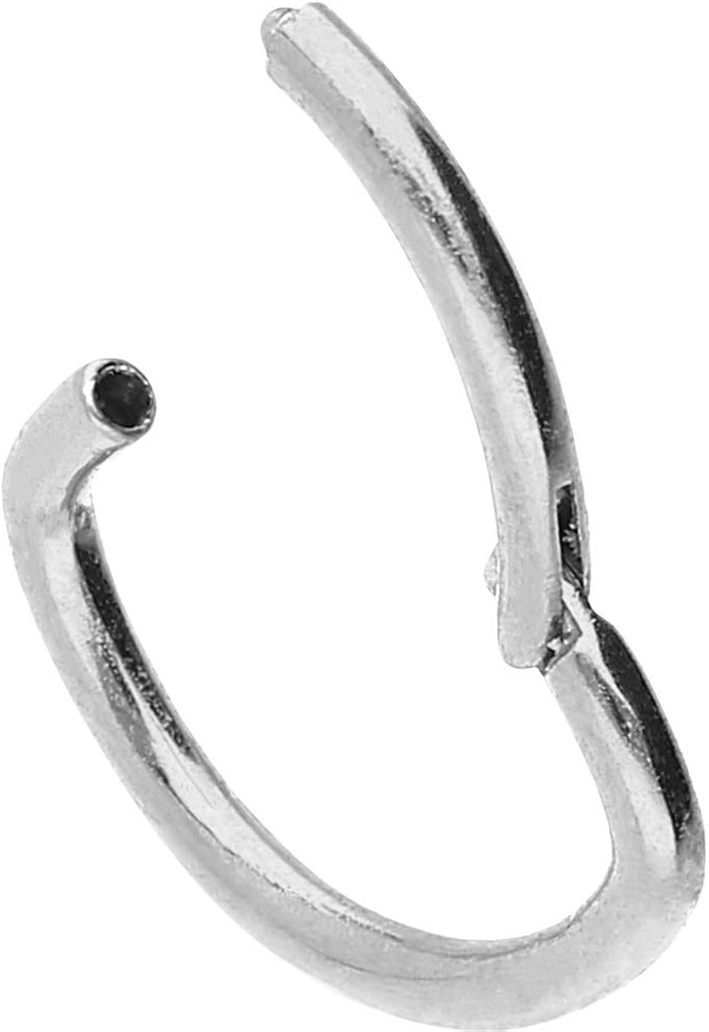 PIERCINGLINE Surgical Steel Clicker, Silver Colours, 9 mm - Image 3