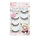 CJESLNA New 5 Pair Thick Crisscross Long False Eyelashes Fake Eye Lashes Voluminous Makeup