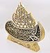 Modefa Islamic Table Decor – Ayatul Kursi & Bismillah Boat Showpiece | Muslim Home Decor, Islamic Calligraphy Art, Ramadan Eid Gift, Hajj Gifts (Gold, 12.2 x 14.5in)