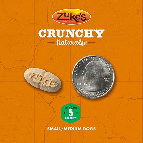 Zuke'S Crunchy Naturals 5S Baked With Peanut Butter & Apples Dog Treats - 12 Oz. Pouch - Thumbnail 2
