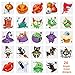 180pcs Assorted Halloween Tattoos, 30 Designs including 36 Glow in the Night Children Tattoos Halloween Trick or Treat Ghost Monster Pumpkin Tattoos