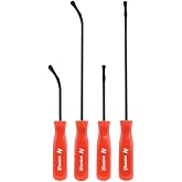 NEIKO 20758A O-Ring Pick Set, 4 Piece Automotive Pick Set, Seal Puller Pick and Hook Set for O-Rings