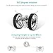 Smartlife Jumping Car 2.4G Remote Control Bounce Car with LED Headlight 360 Degree Rotation RC Car (Remote, Charger Included) (PEG-81 White)