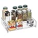 iDesign BPA-Free Plastic Deep Kitchen Storage Bin with Handles, Spice Rack