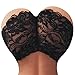 Nacome Lingerie Set, Women Seamless Lace Panties Briefs Underwear Lingerie Knickers Thongs G-String (Black, L)