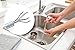 Drain Snake, Justdolife 6 Pcs Hair Drain Clog Remover Sink Cleaning Tool (3 Stainless Steel + 3 Plastic)