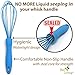 Silicone Whisk - Collapsible Measuring Cups and Spoons - Baking Spatula - 10 Piece Set - Cooking Kitchen Utensils