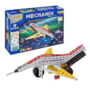 Negi Mechanix Robotix 3 DIY,Educational,Stem,Building and Construction Toys (Metal)
